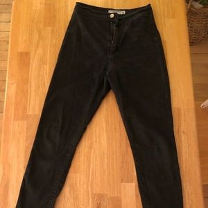 High Waisted Black Jeans